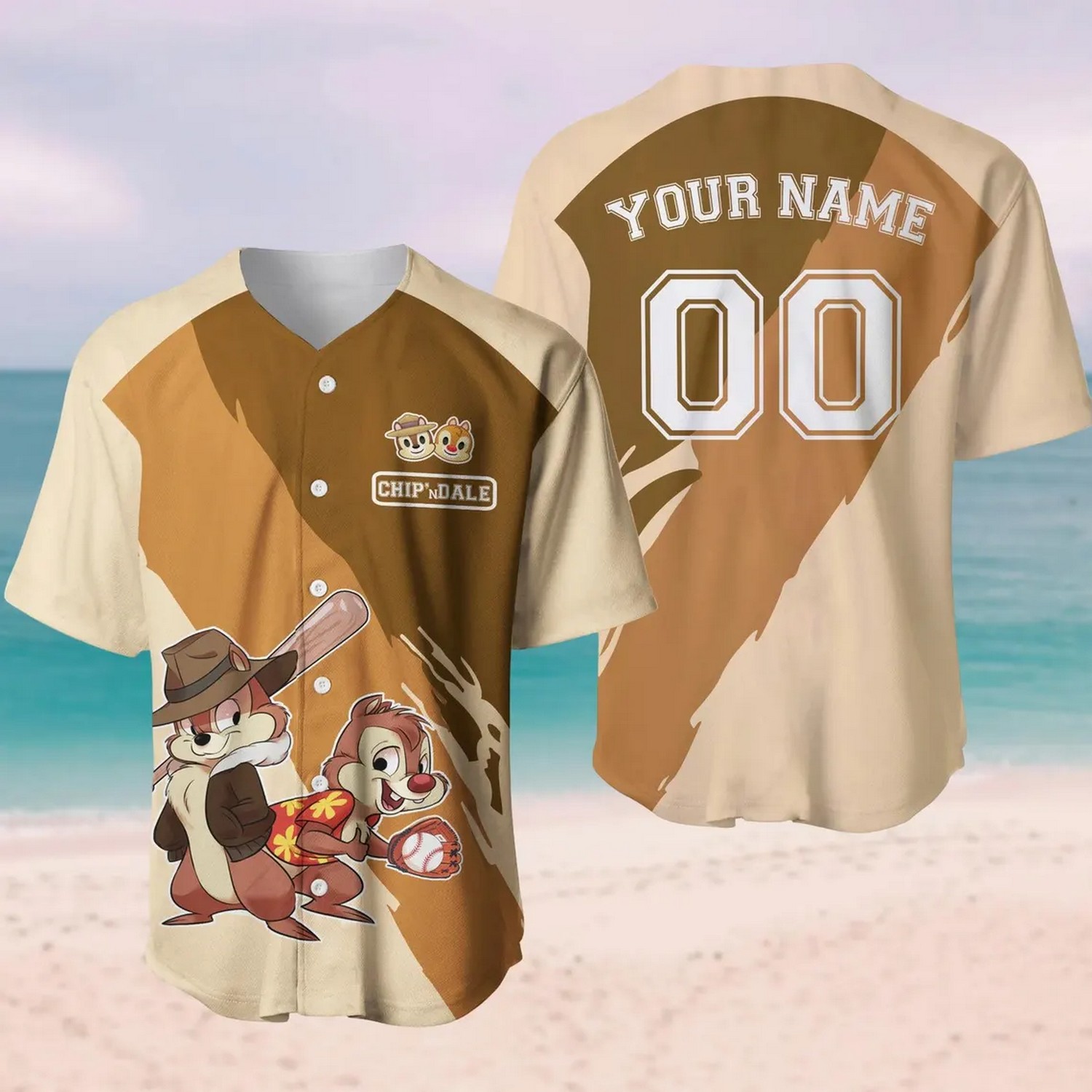 Custom Name And Number Chip And Dele Baseball Jersey
