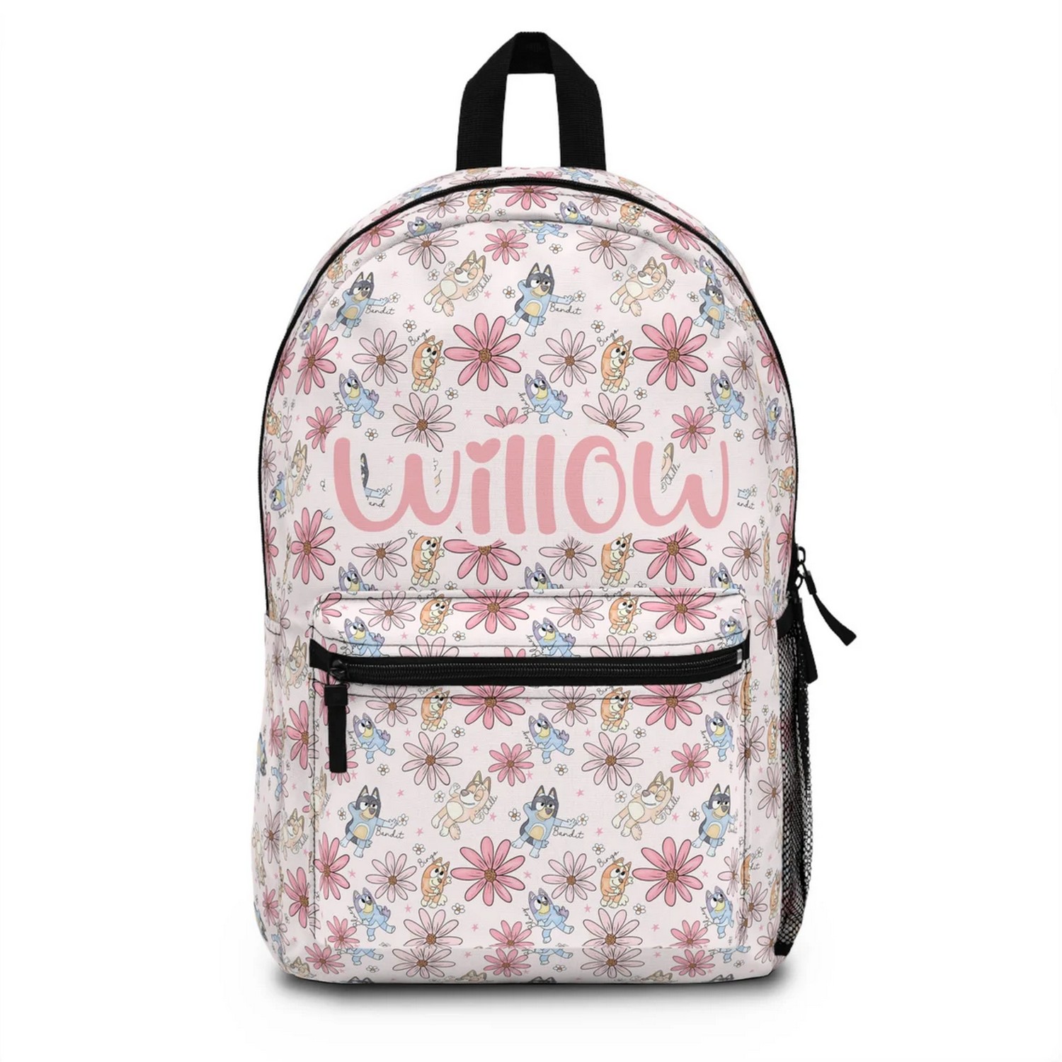 Custom Name Bluey And Daisy Backpack