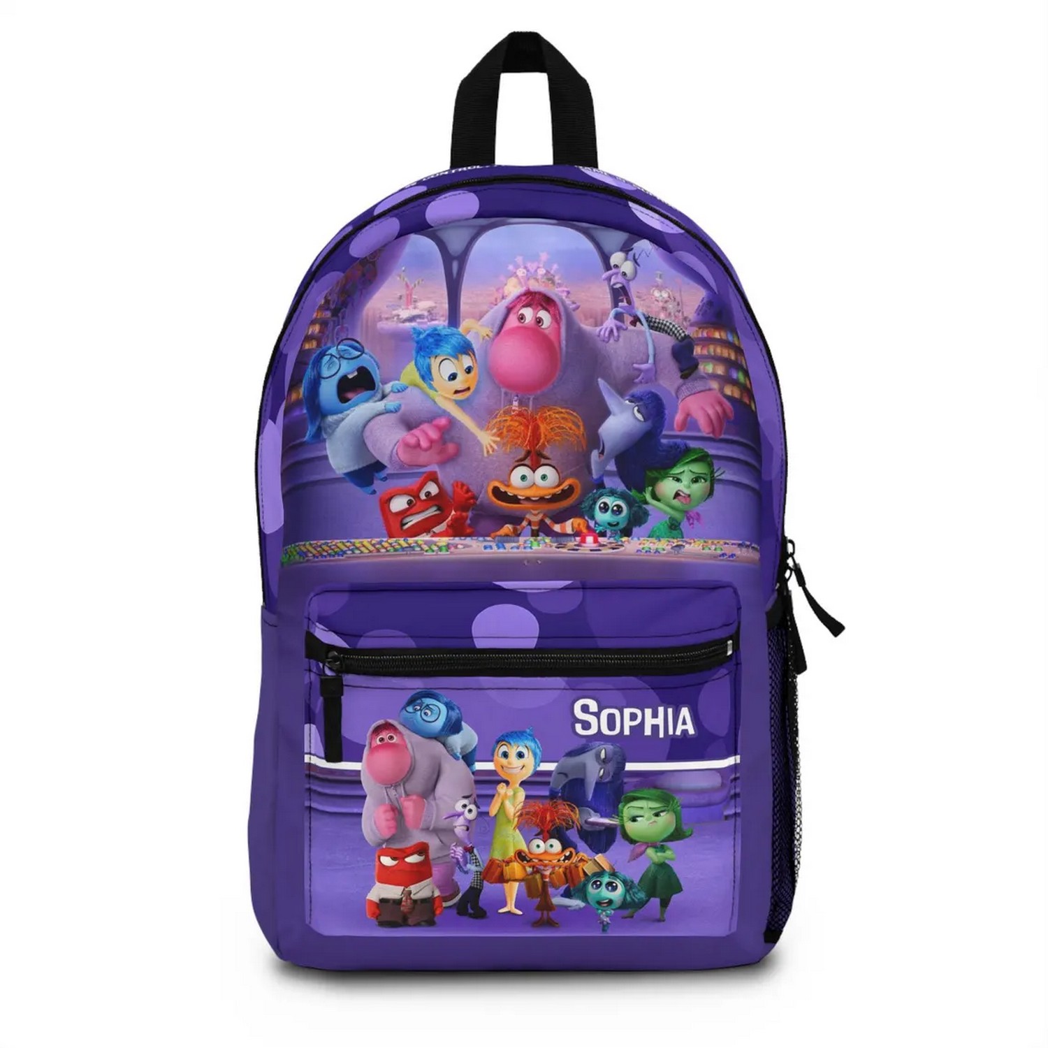 Custom Name Inside Out In The Ship Backpack