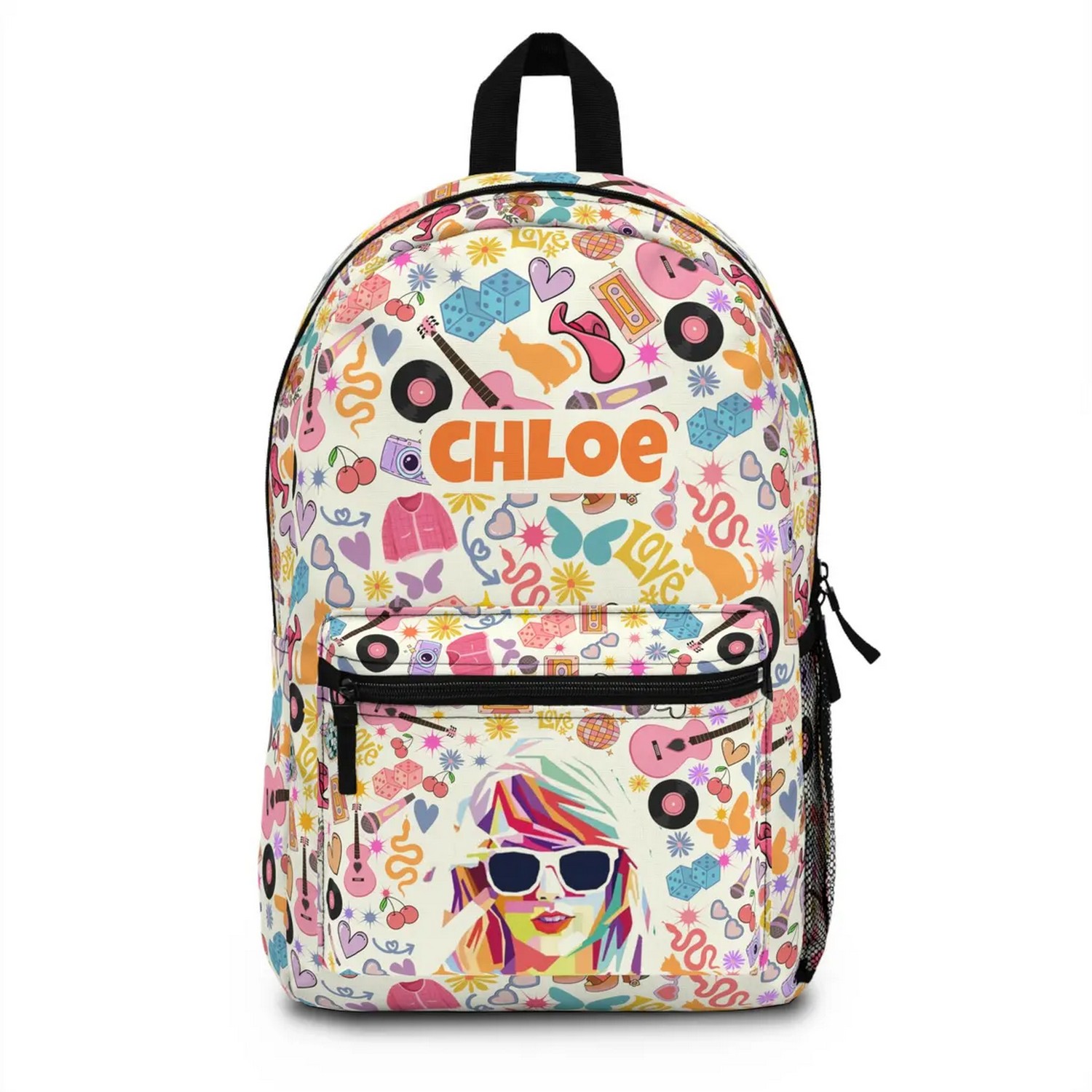 Custom Name Taylor Swift Music Backpack