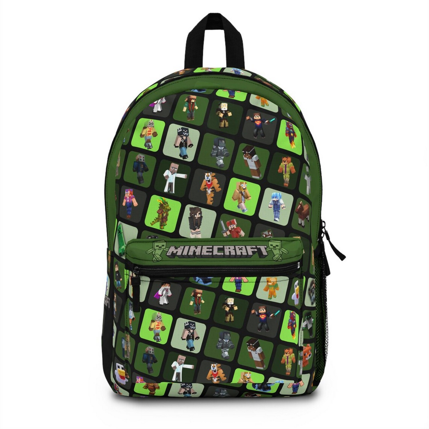 Minecraft Characters Pattern Backpack