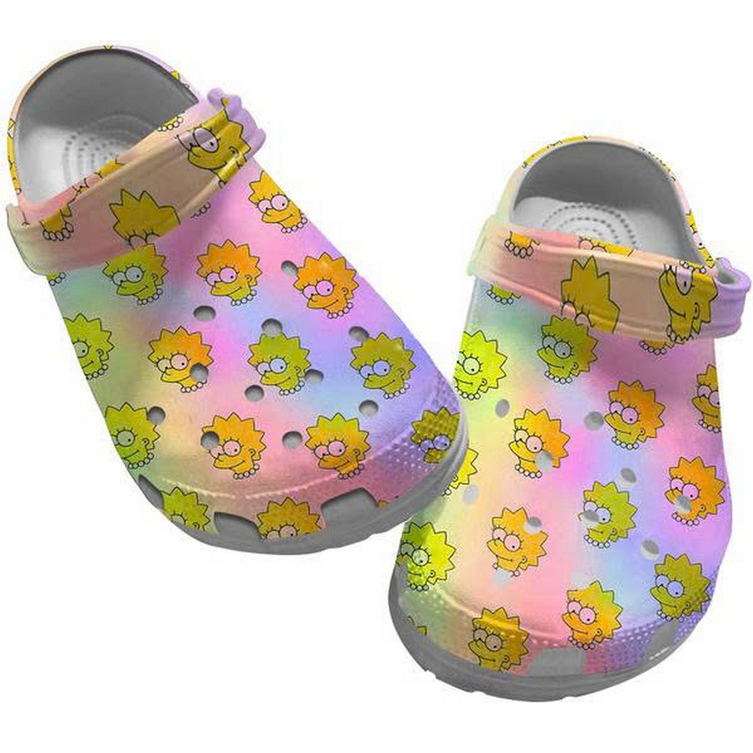 Funny Face Lisa Simpsons Pattern Gardient