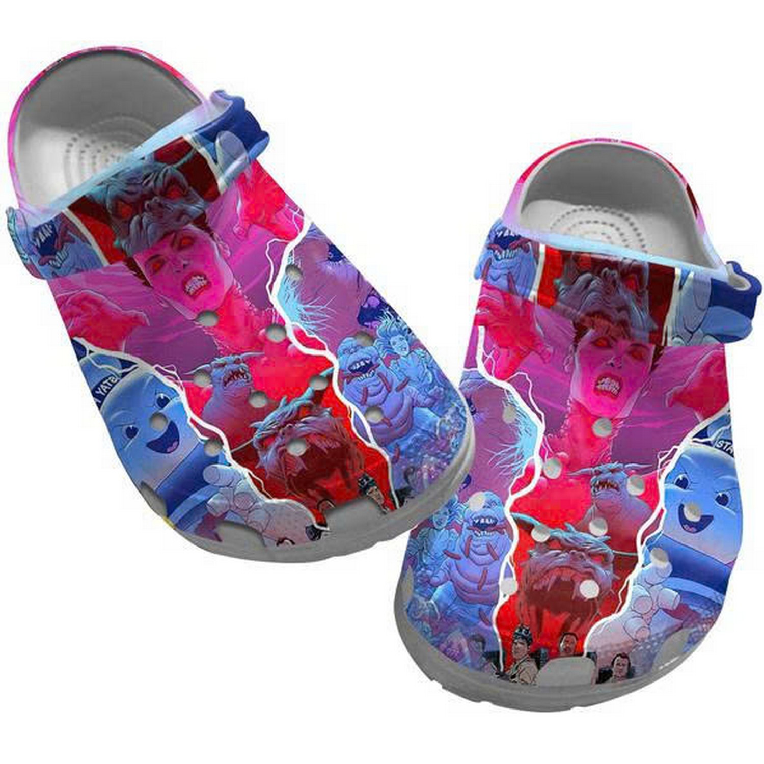 Ghostbusters Ghosts Character Clogs For Kids & Adults