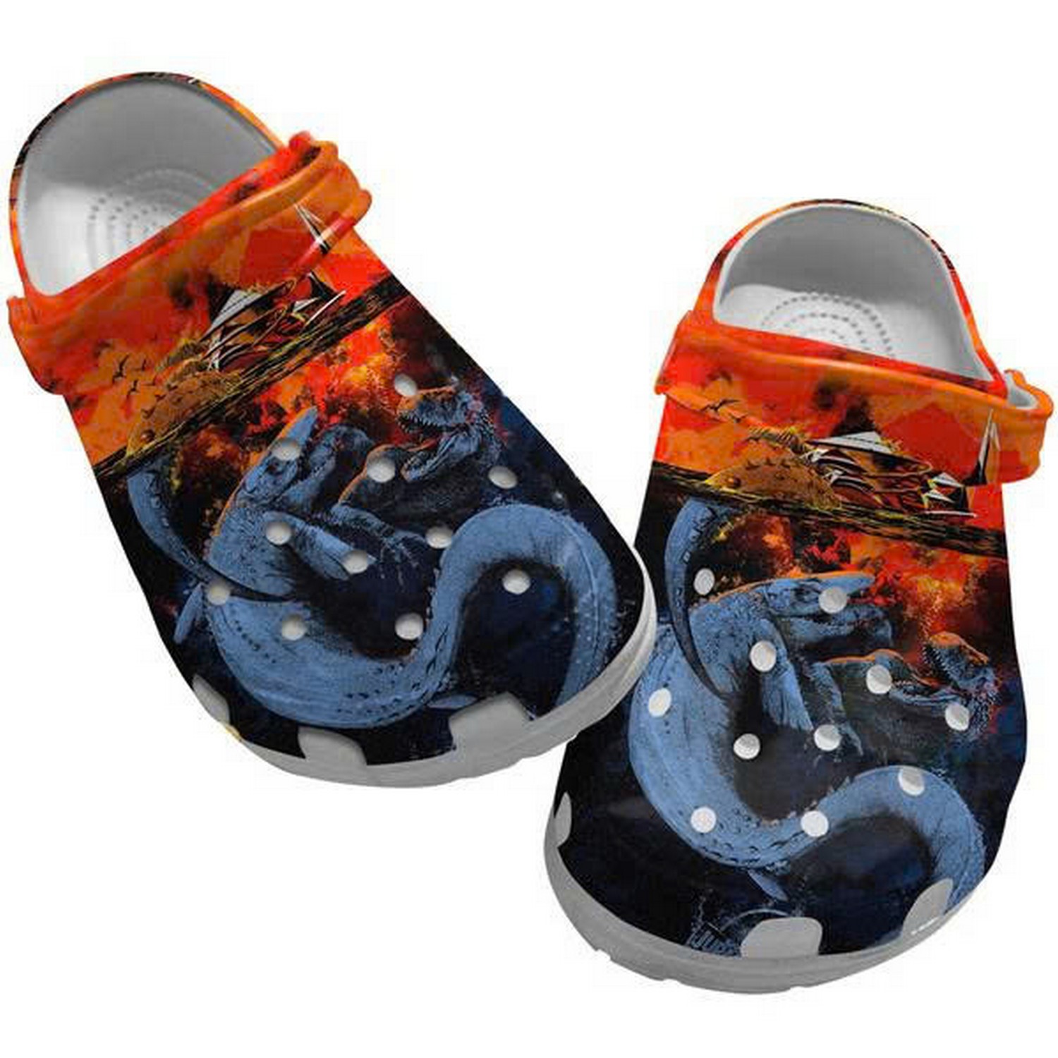 Jurassic World Dinosuar And Lizard Fighting Clogs For Kids & Adults