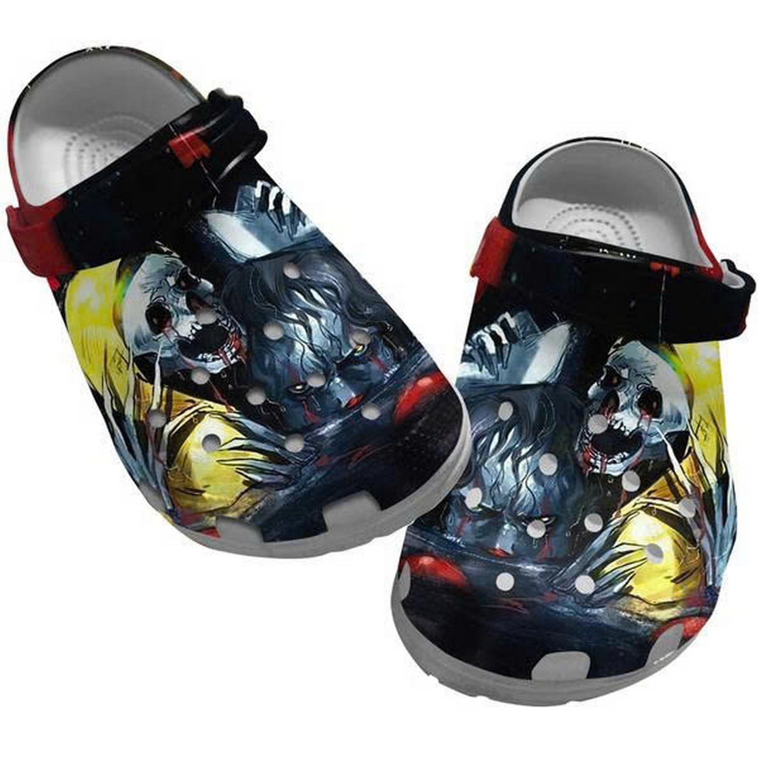 Pennywise And Devile Scary Halloween Clogs For Kids & Adults