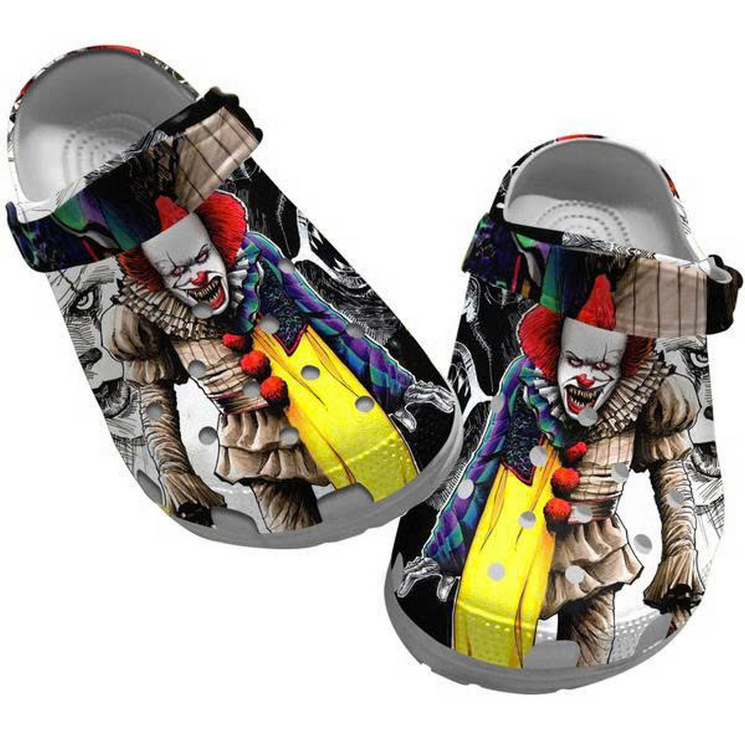 Pennywise It Clown And Clown Demon Clogs For Kids & Adults