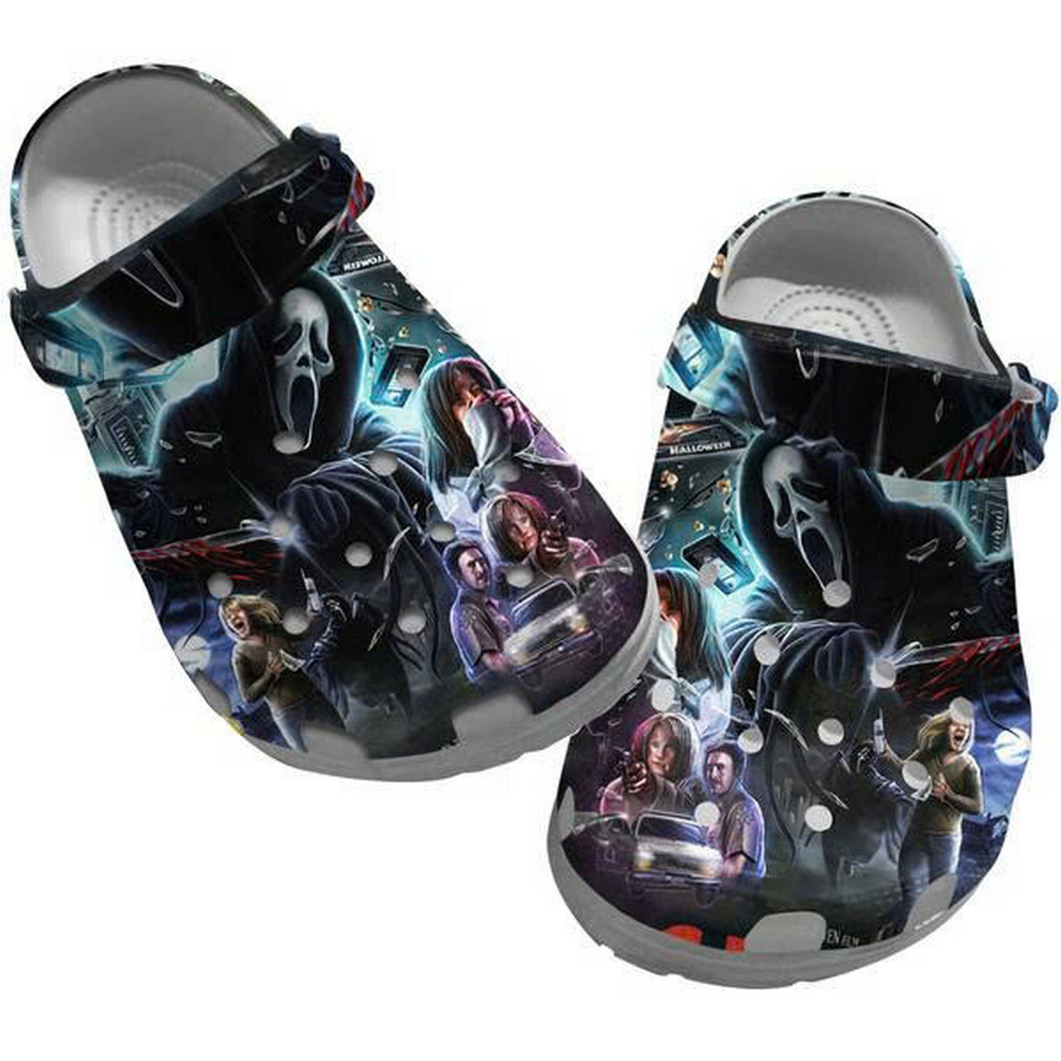 Scream Movie No One Survived Clogs For Kids & Adults