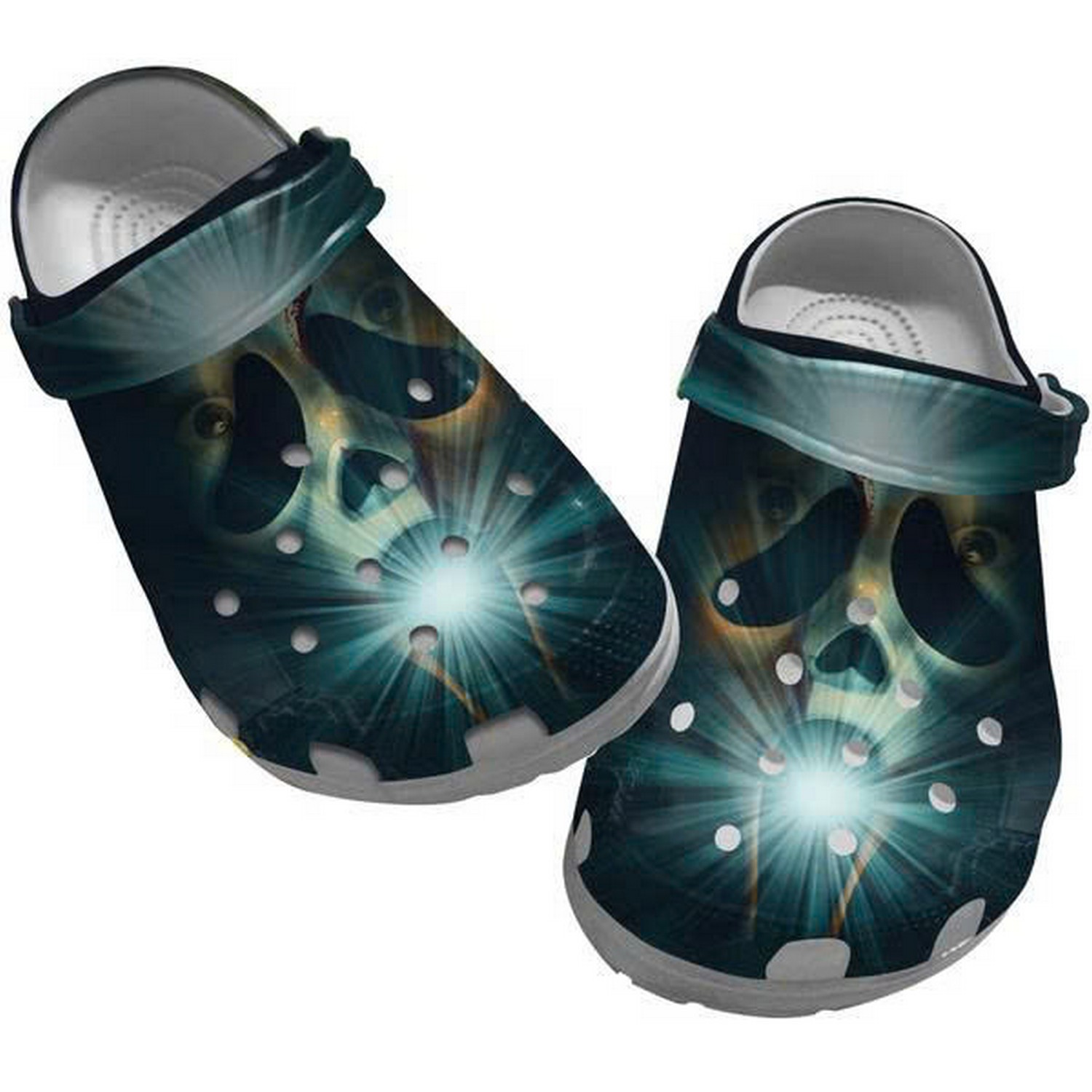 Scream Scary Ghost Face Clogs For Kids & Adults