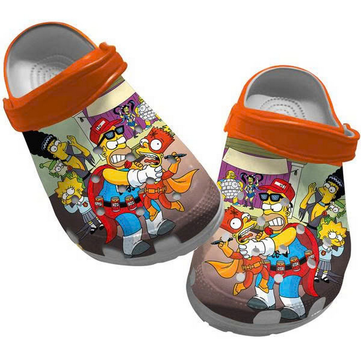 Superman Simpson Clogs For Kids And Adults