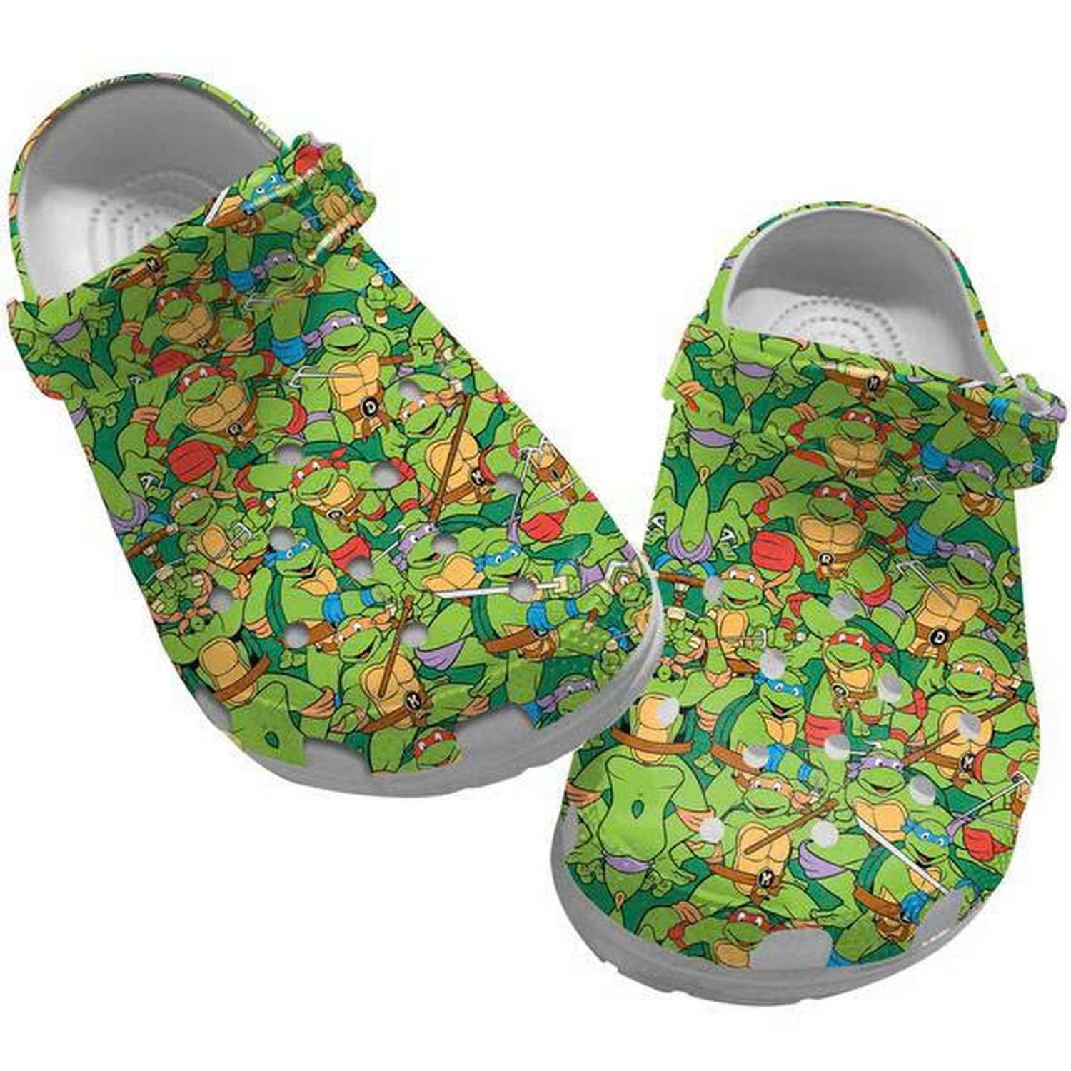 Teenage Mutant Ninja Turtles Full Pattern Clogs For Kids & Adults