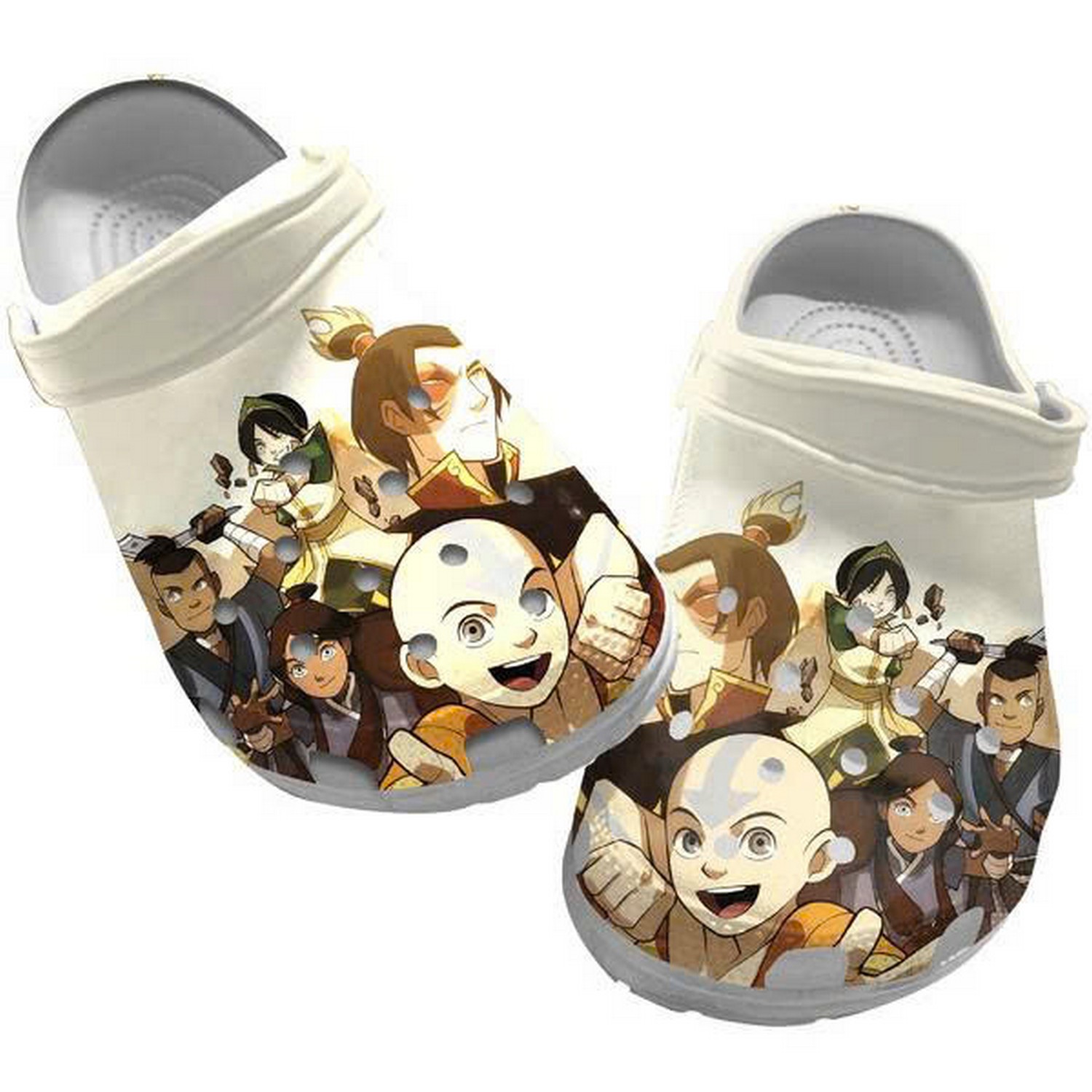 The Last Airbender Characters Clogs For Kids & Adults