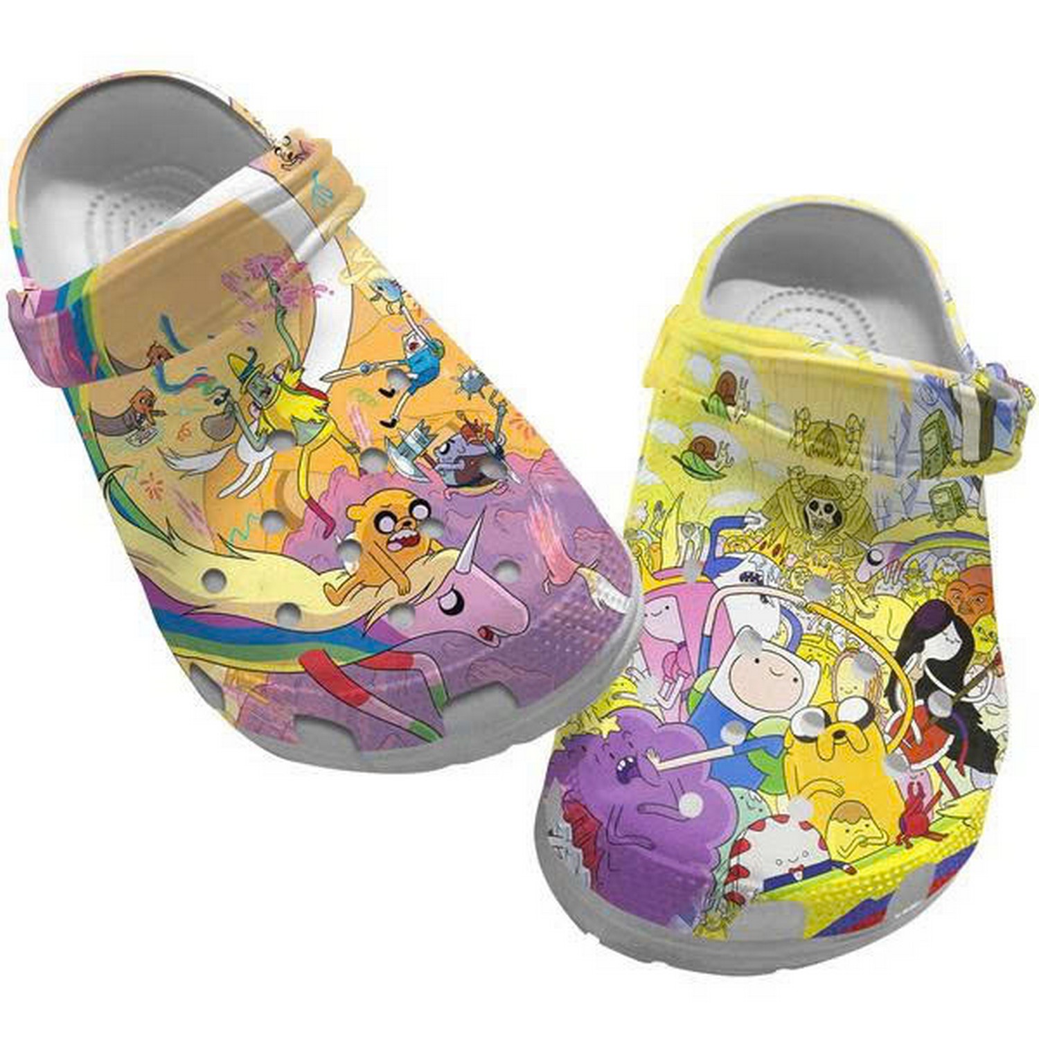 Adventure Time Funny Characters Clogs For Kids & Adults