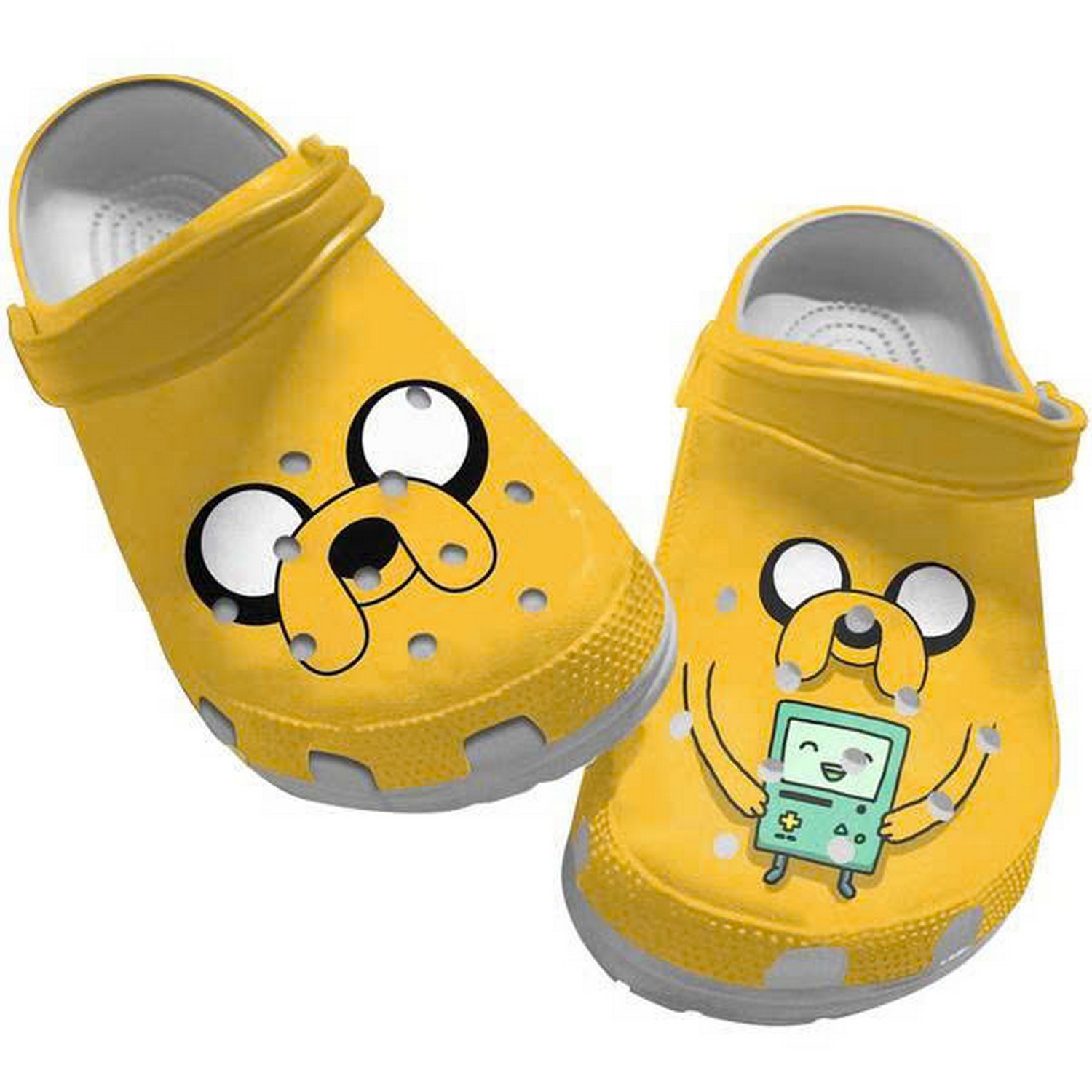 Adventure Time Jake And Bmo Clogs For Kids And Adults