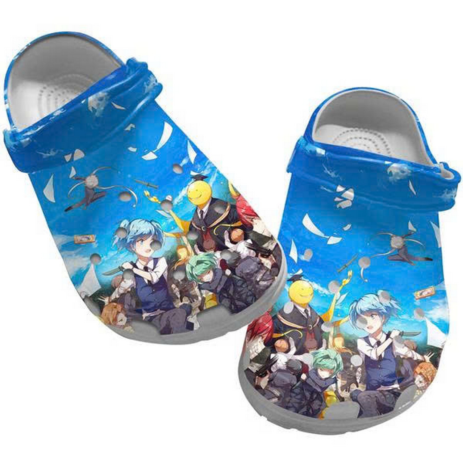 Anime Assassination Classroom Practice Field Clogs For Kids & Adults
