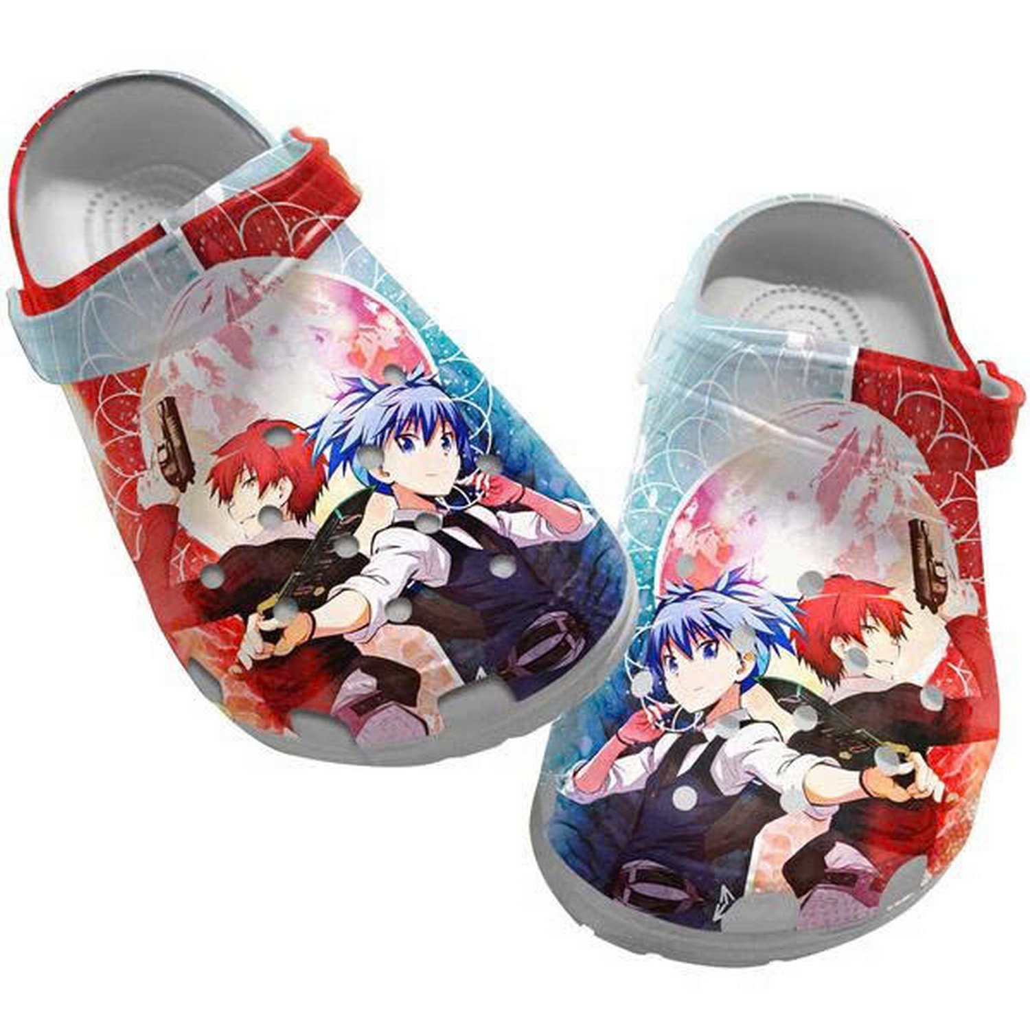 Anime Assassination Classroom Shiota And Akabane Clogs For Kids & Adults