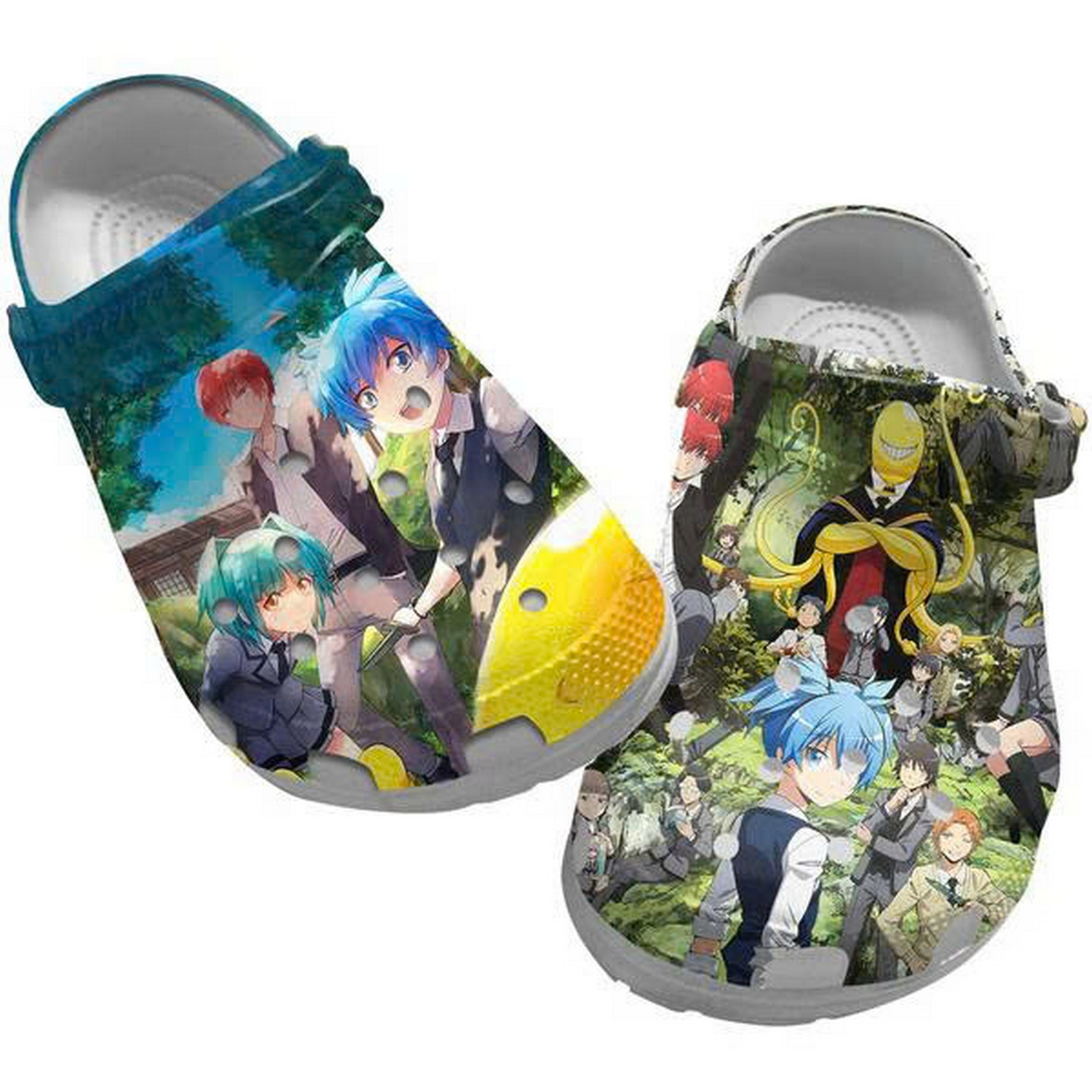 Assassination Classroom Teacher And Studens Practice Clogs For Kids And Adults