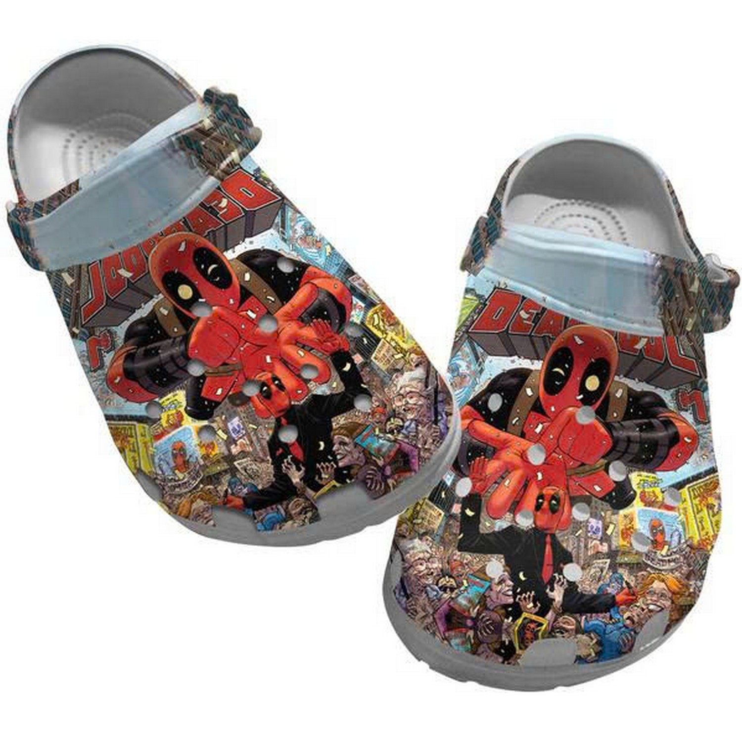 Deadpool Hero Clogs For Kids & Adults