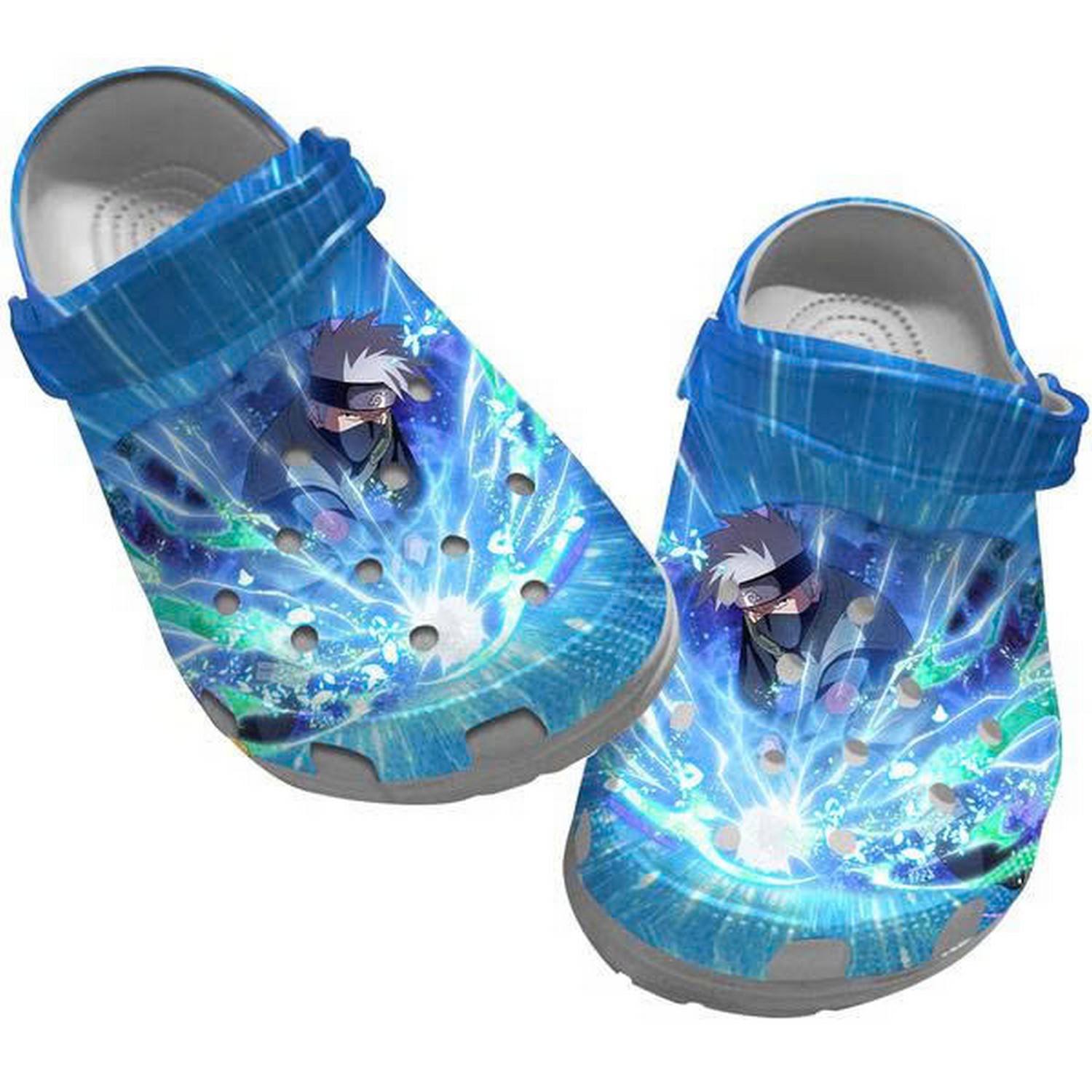 Naruto Hatake Kakashi Supper Power Clogs For Kids & Adults