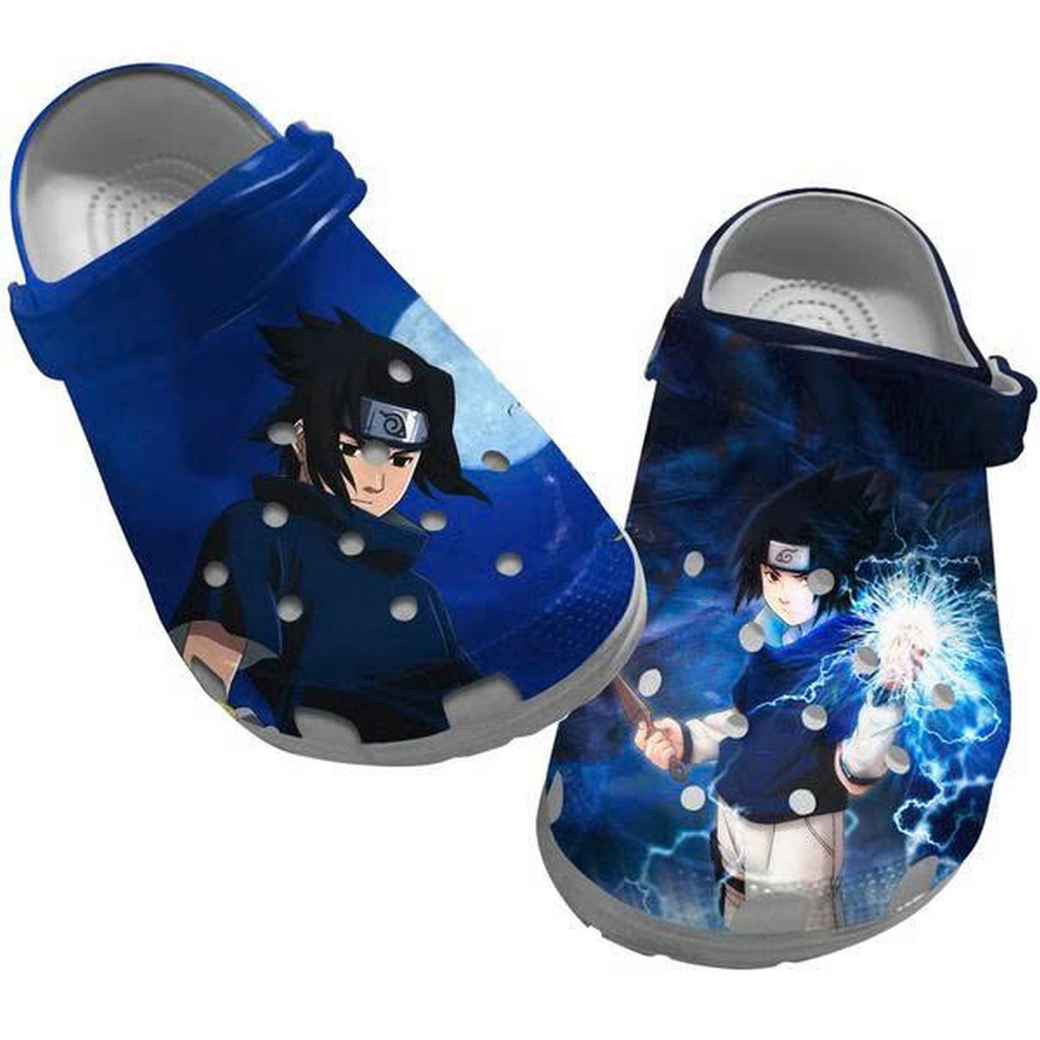 Sasuke Under The Moonlight Clogs For Kids And Adults