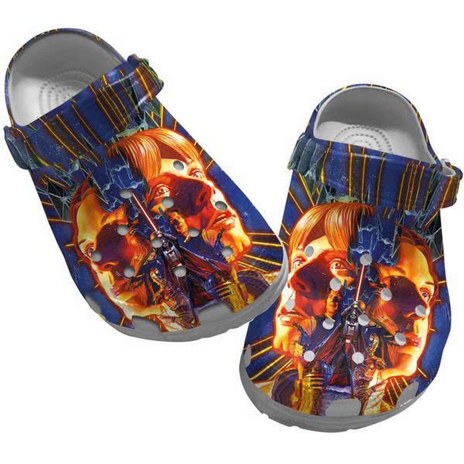 Star Wars Poster Main Characters Clogs For Kids & Adults