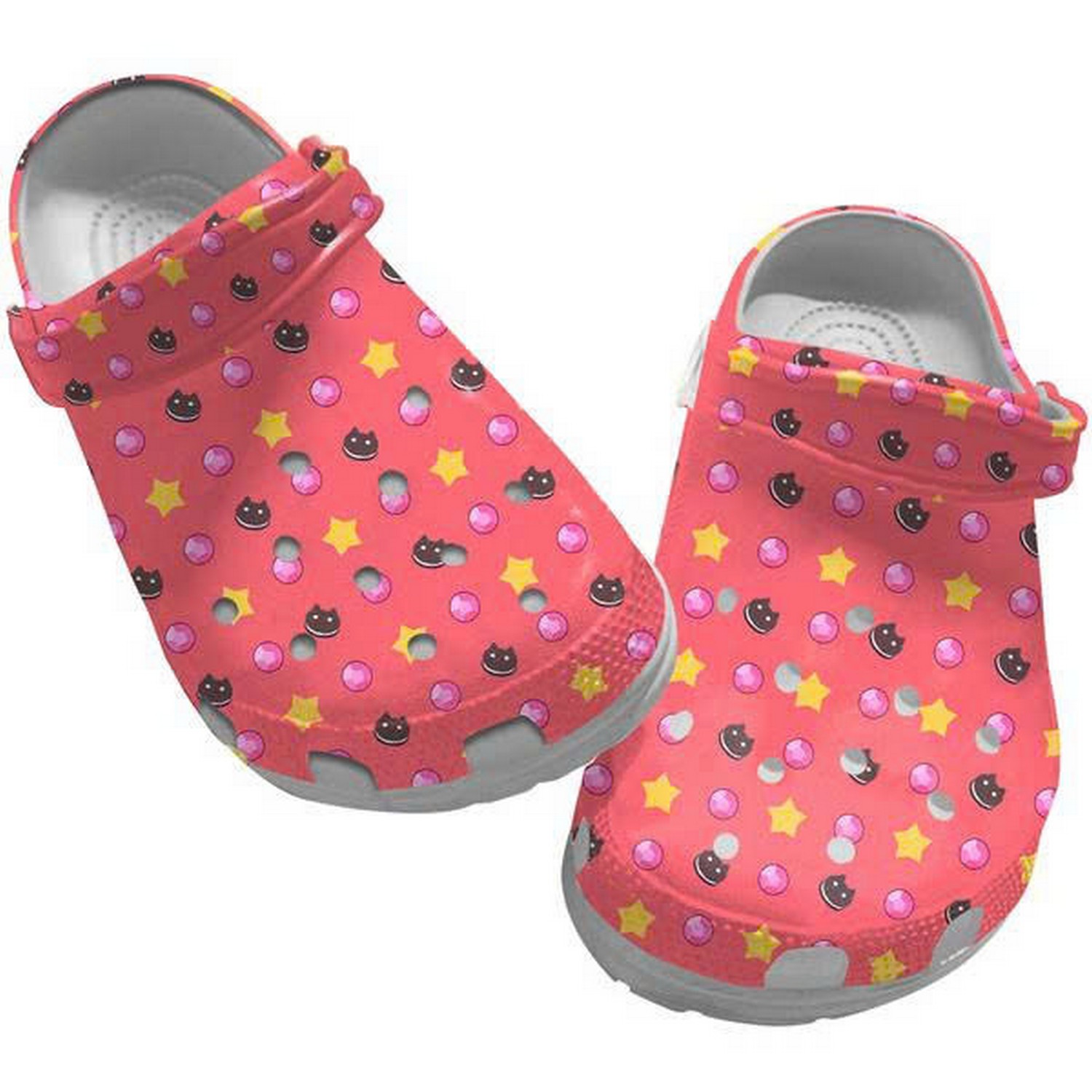 Steven Universe Cartoon Movie Amethyst And Stars Pattern Red Clogs For Kids & Adults