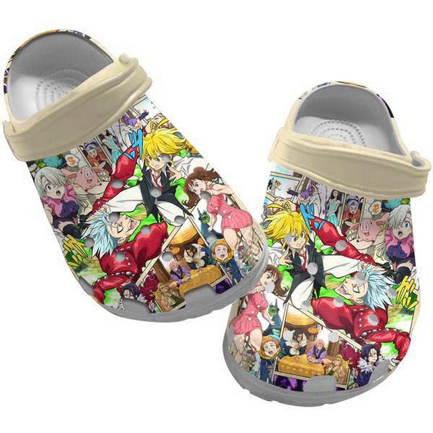 The Seven Deadly Sins All Of Characters Clogs For Kids And Adults