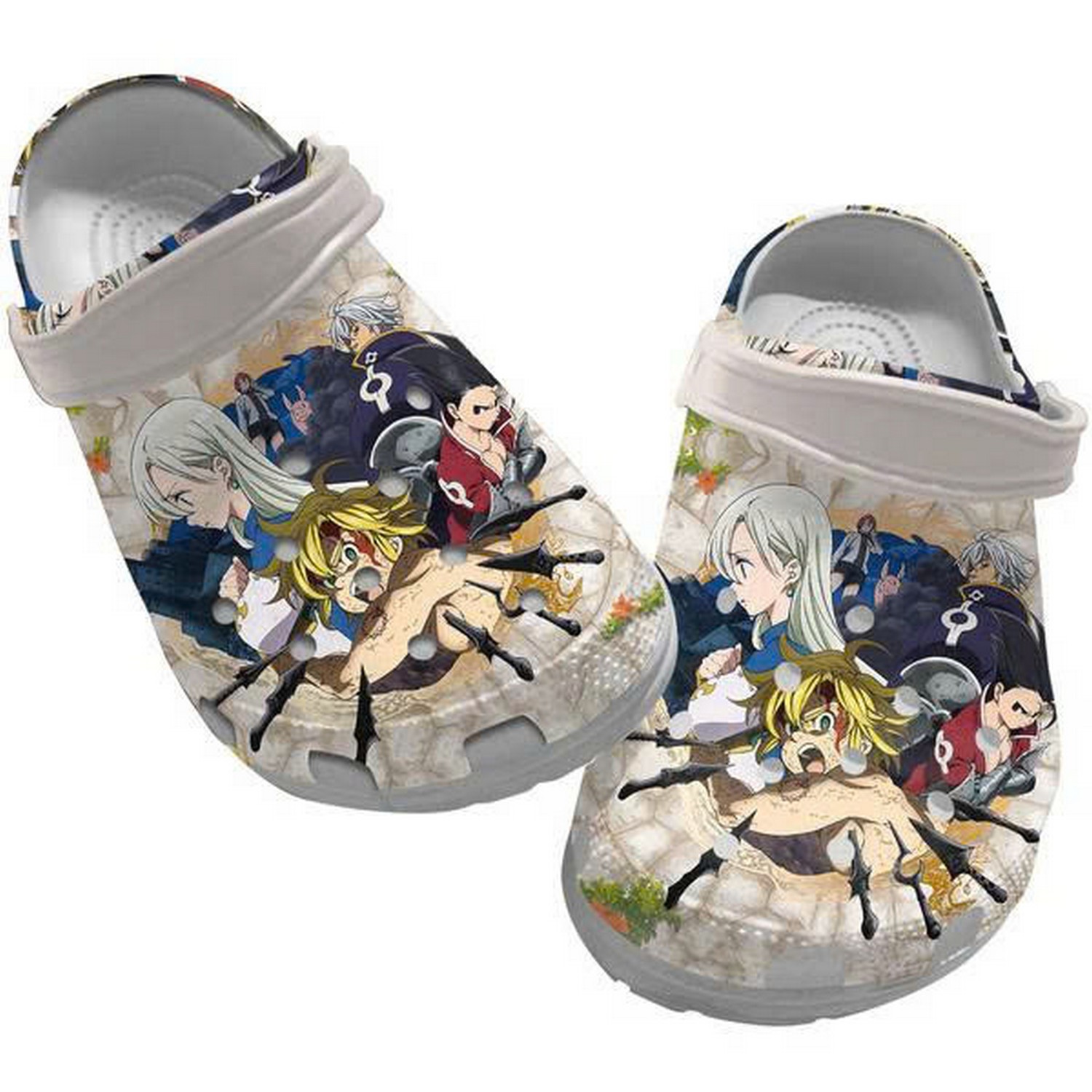 The Seven Deadly Sins Unique Poster Clogs For Kids & Adults