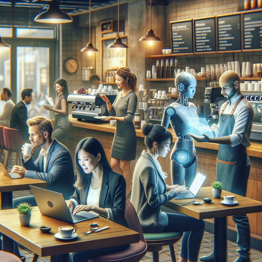 artificial intelligence brand marketing team coffee shop
