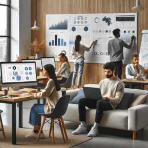 data science team in a nordic office