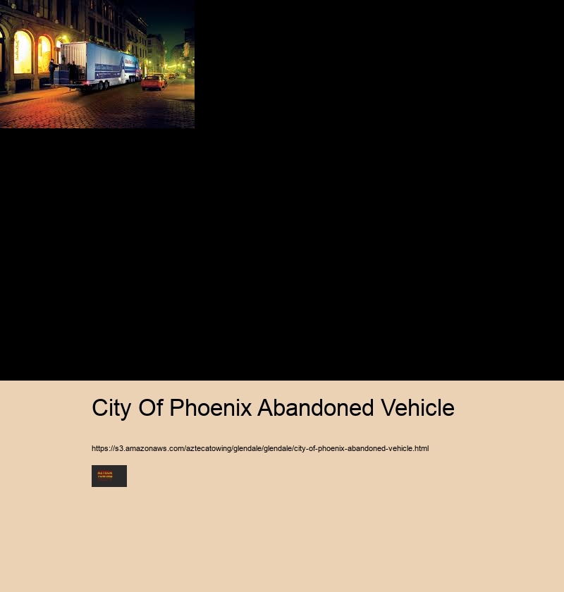 how to report an abandoned vehicle in phoenix