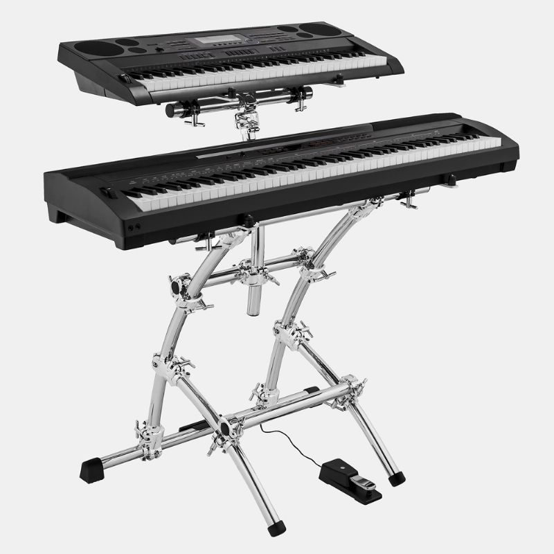 Double Keytree Dual Tier Keyboard Stand, 88 Key B&J Music