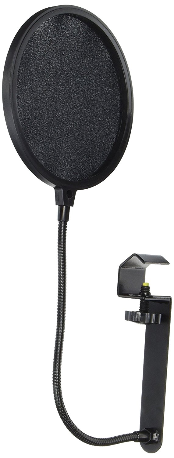 6Inch Pop Filter with Clamp B&J Music