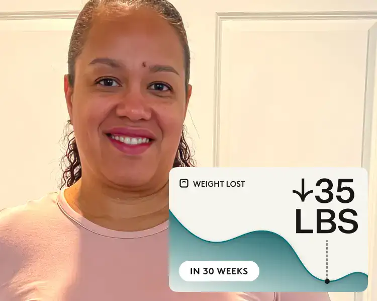 Sonday K. - Real Noom user. Lost 35 pounds in 30 weeks.