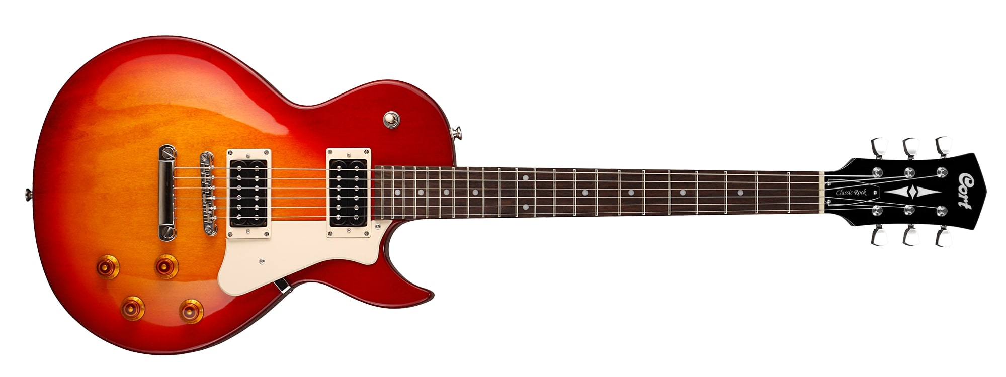 Classic Rock Series Electric Guitar, Cherry Red Sunburst Coast Music