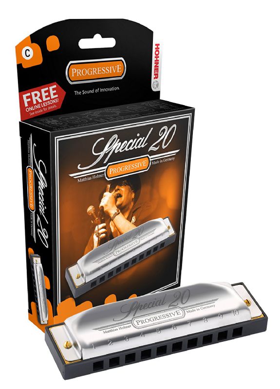 Special 20 Harmonica, Key of High G Major Coast Music