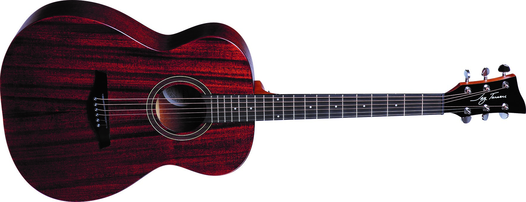 Full Size Folk Guitar, Mahogany Satin Natural Coast Music