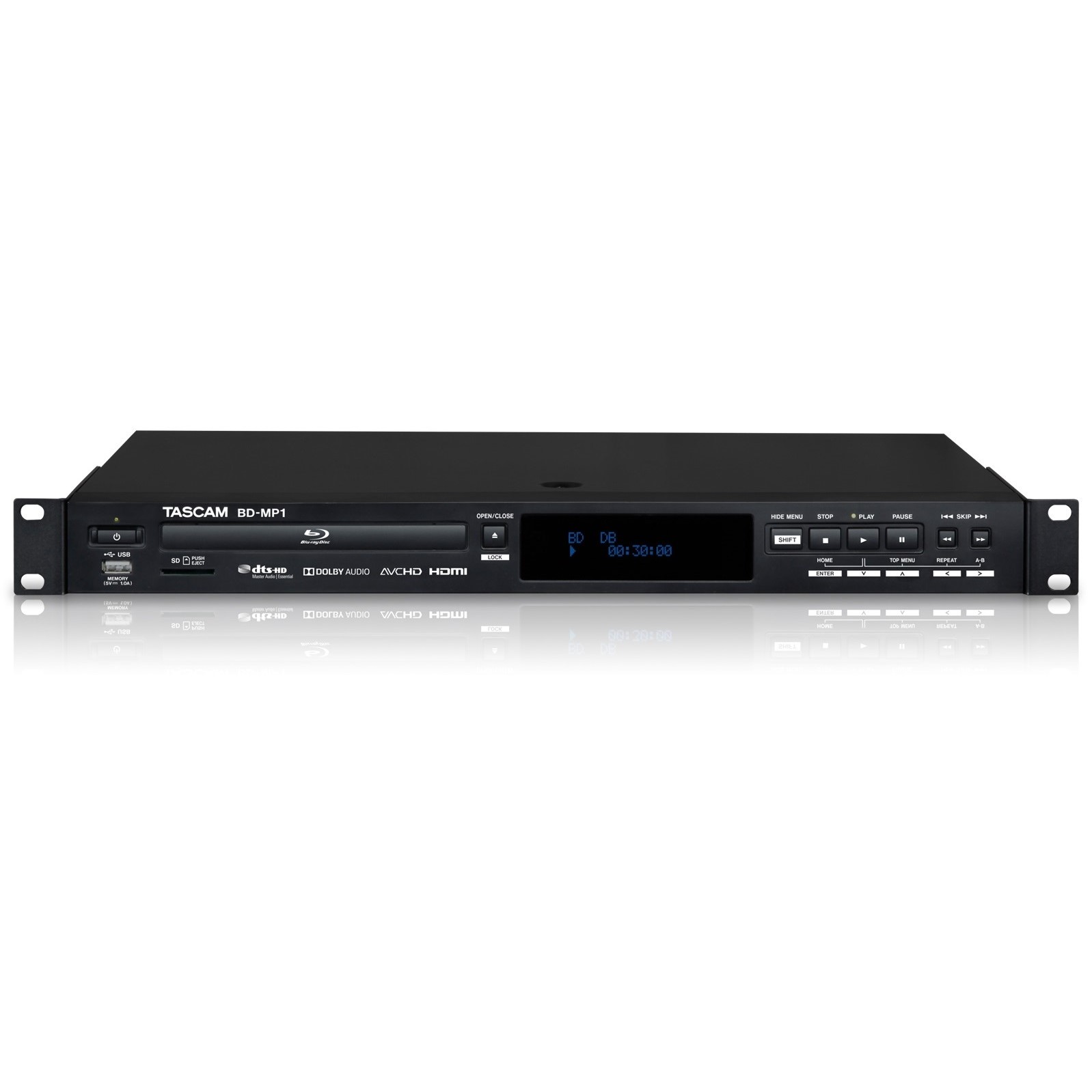 Rackmount Bluray, USB & SD Card Media Player Erikson Audio