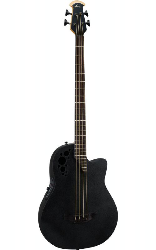 Celebrity Bass Acousticelectric Bass Guitar, Black Erikson Music