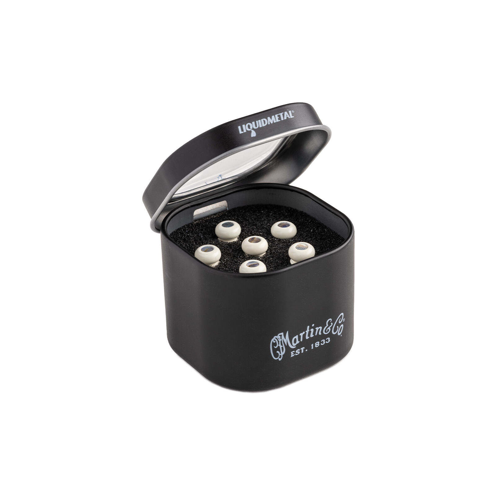 Martin 18APP0013 Luxe By Martin Bridge Pins. (Bone with Pearl)