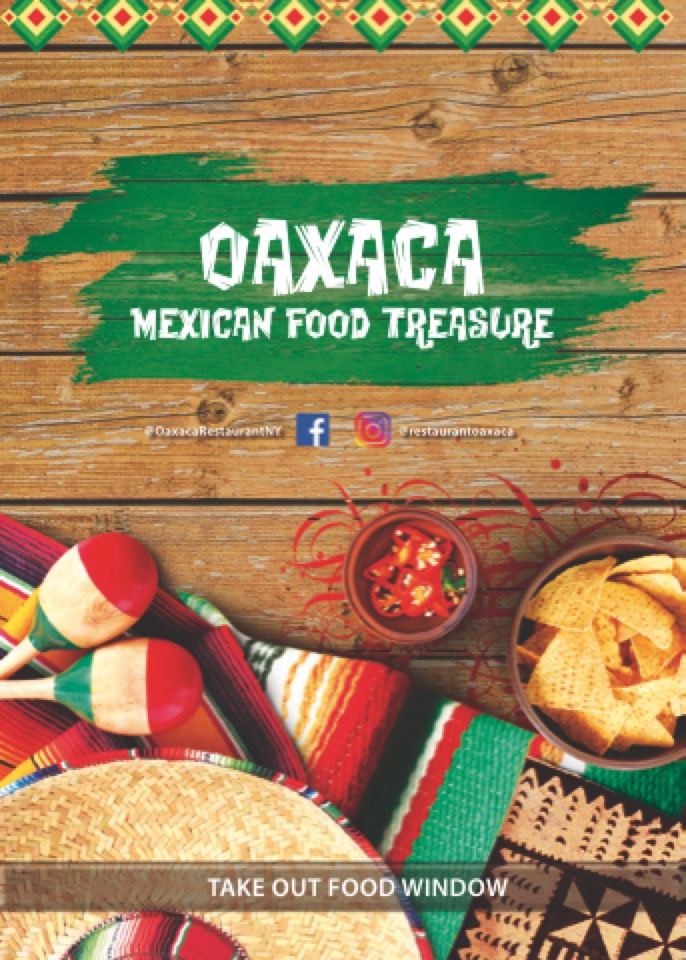 Our Menu Oaxaca Mexican Food Treasure