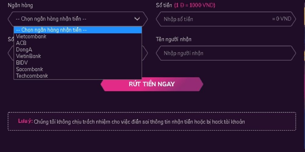 Chia sẻ cách rút tiền 123b nhanh chóng, tiện lợi