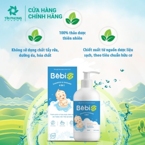 Vì sao nên chọn sữa tắm gội bebiss của dược tín phong cho trẻ?