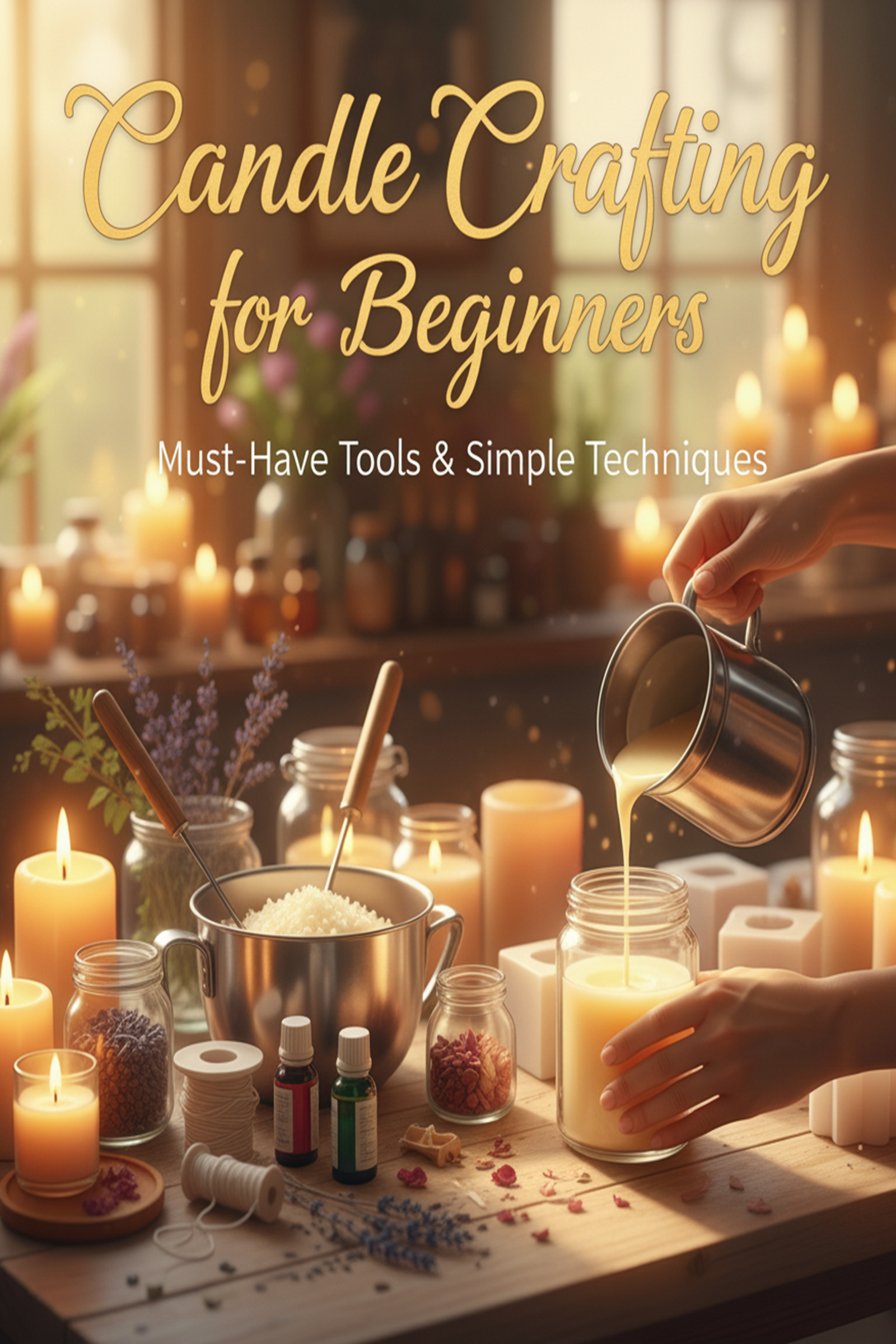 Candle crafting for beginners: must-have tools & simple techniques