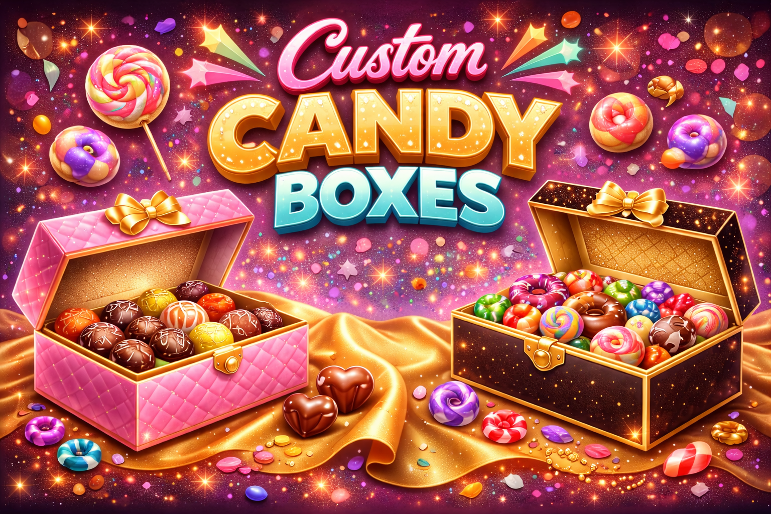 Why custom candy boxes improve shelf visibility in supermarkets in california