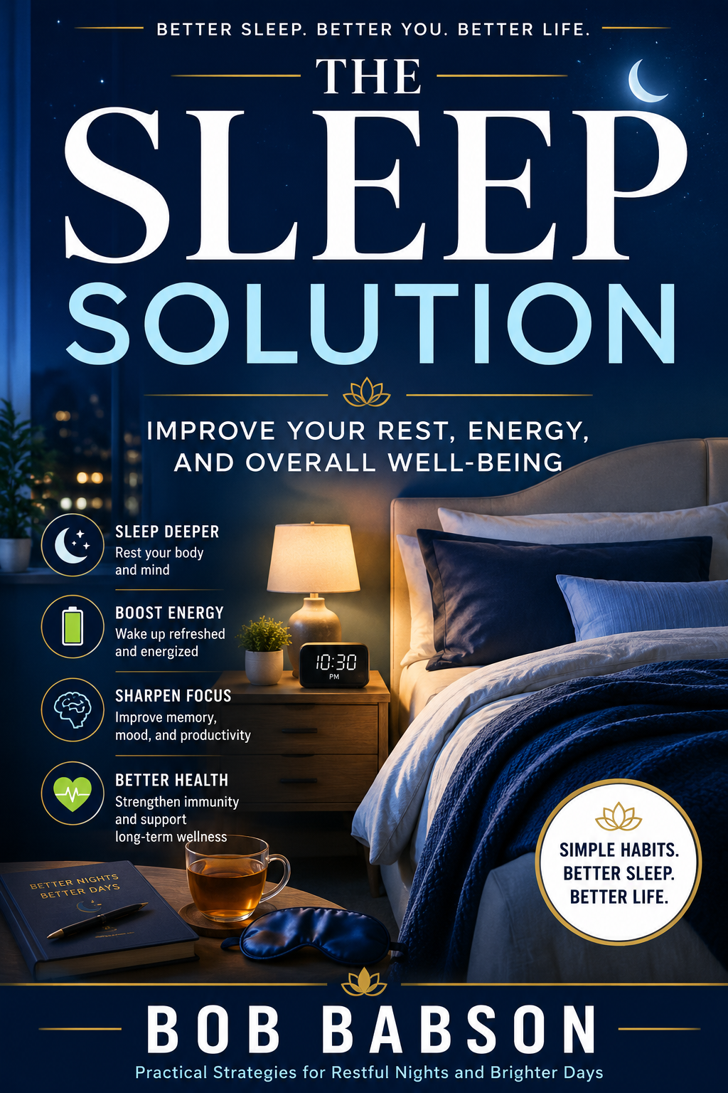 The sleep solution: improve your rest, energy, and overall well-being