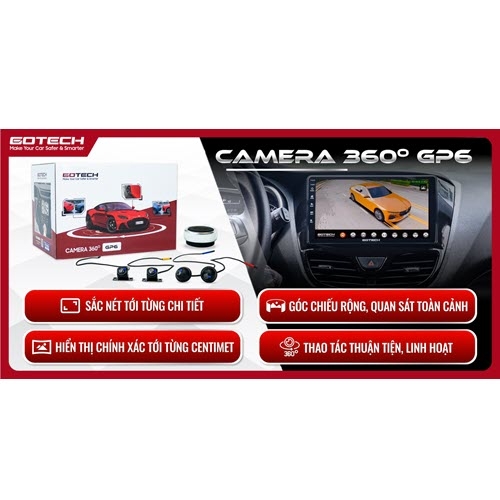 Camera 360 ô tô gotech gp6