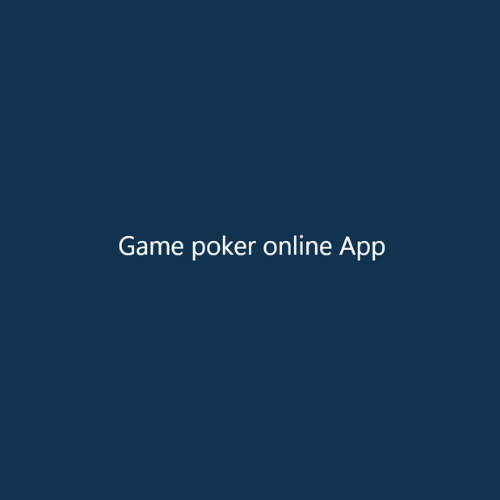 Game poker online app