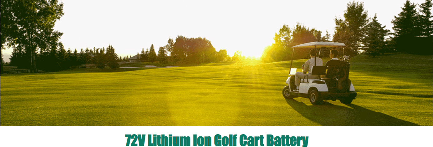 72 volt lithium ion golf cart battery