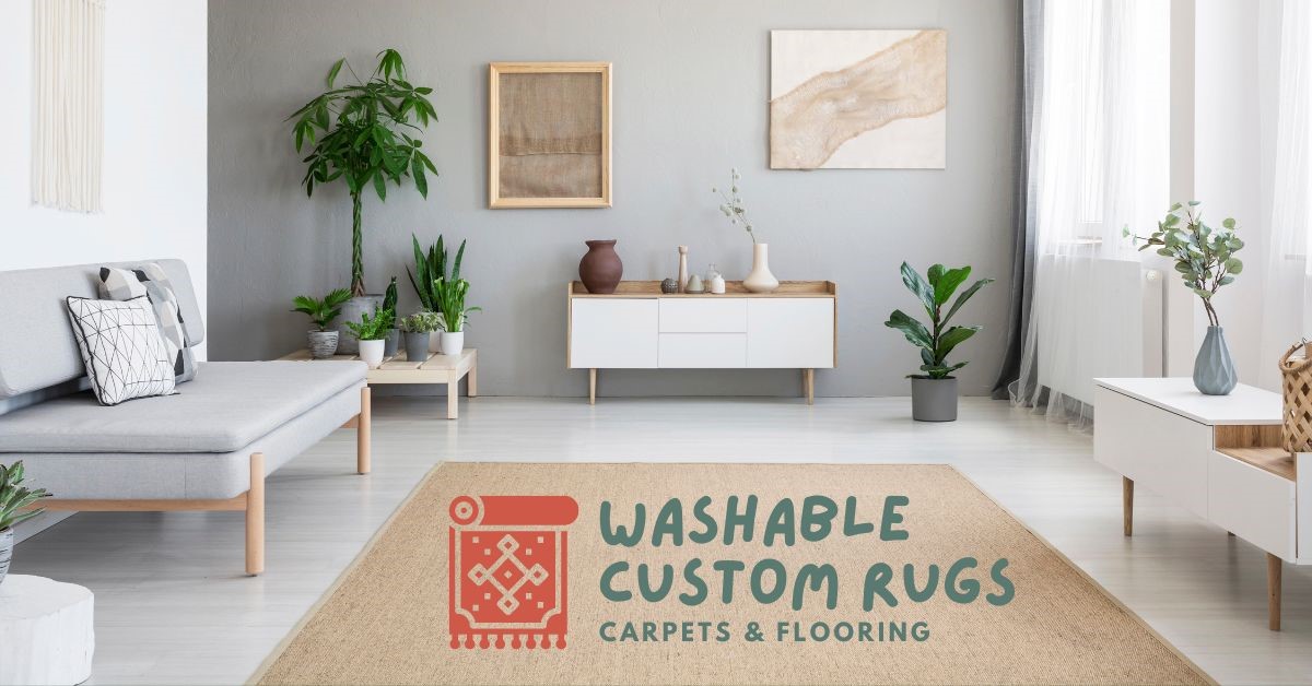 Washable custom rugs