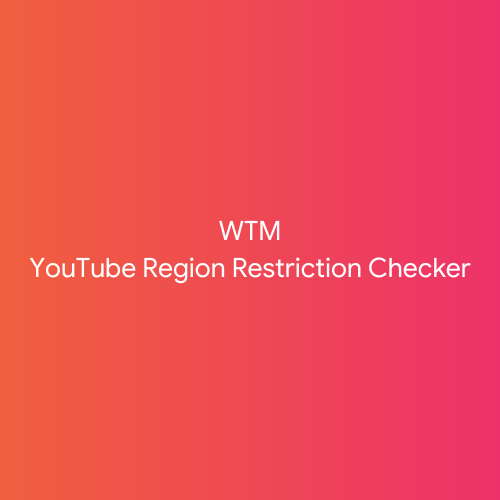 Babelcube – Wtm youtube region restriction checker
